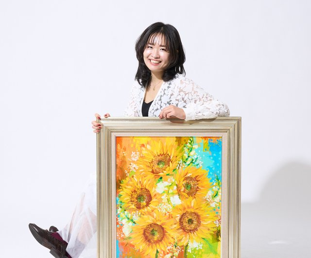 SOLD【1点物原画】豚 子豚 ぶたの絵画 幸運 日本の画家 日本製