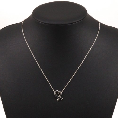 【美品】ティファニー パロマピカソ ラビングハート ネックレス 925 付属付き TIFFANY&Co.（ティファニー） ネックレス パロマ・ピカソ ラビング
