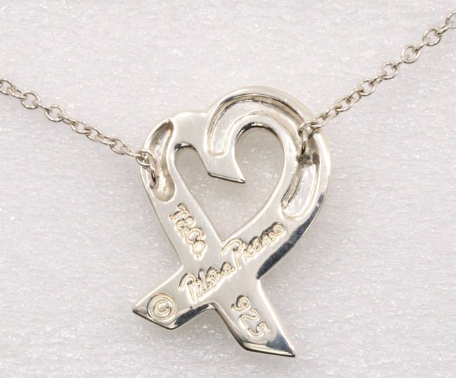 日本直送】ティファニー TIFFANY&Co. ラビングハート ネックレス