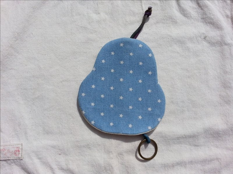 Star tannins pear-shaped key fob [K161013] - ที่ห้อยกุญแจ - ผ้าฝ้าย/ผ้าลินิน หลากหลายสี