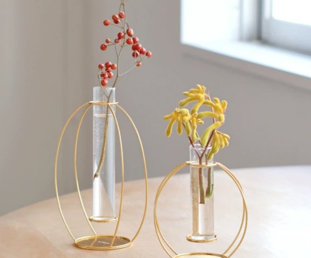 丸型花瓶/花器/フラワーアレンジメント容器/卓上装飾/クリスマス