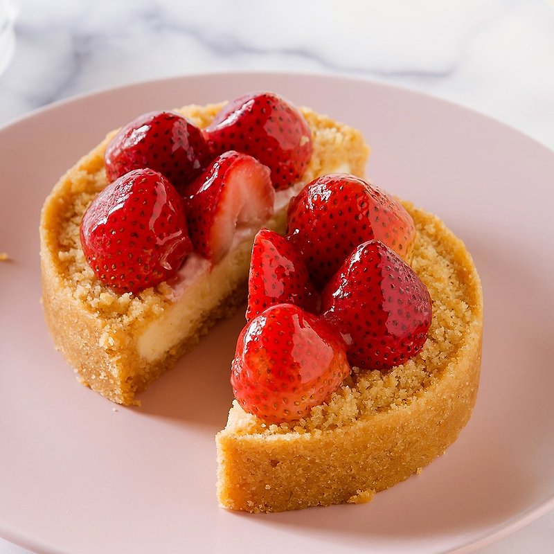 艾波索【貝拉公主草莓乳酪4吋】 - 蛋糕/甜點 - 新鮮食材 紅色