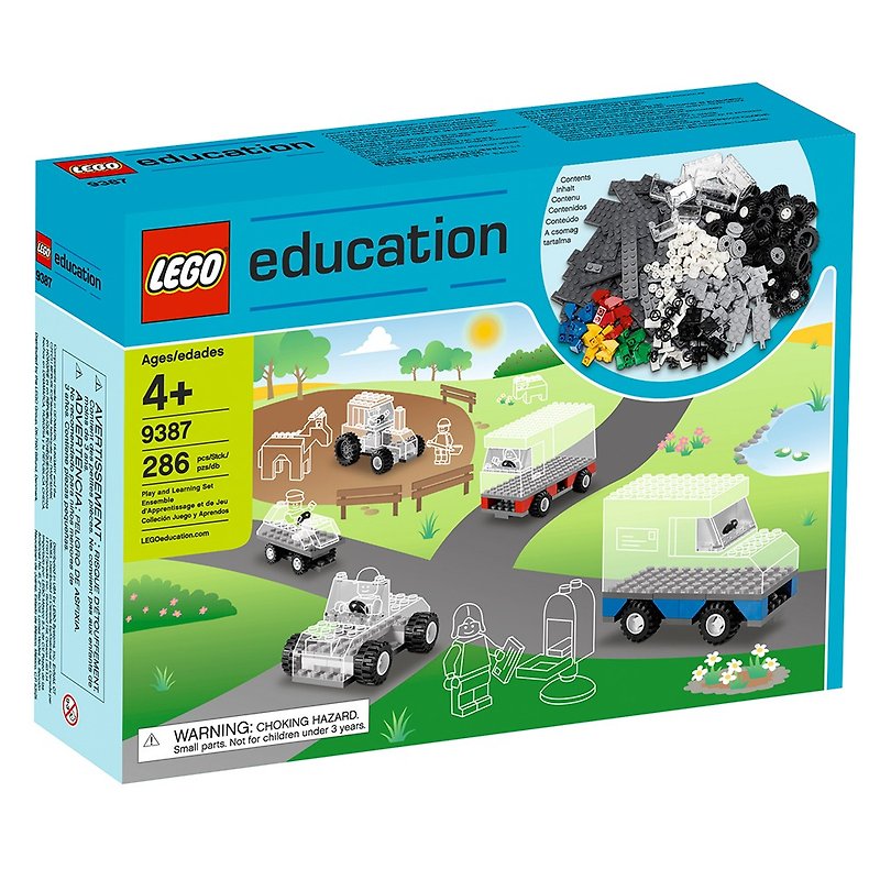 LEGO Education Wheels Set 9387 - Other - Plastic Multicolor
