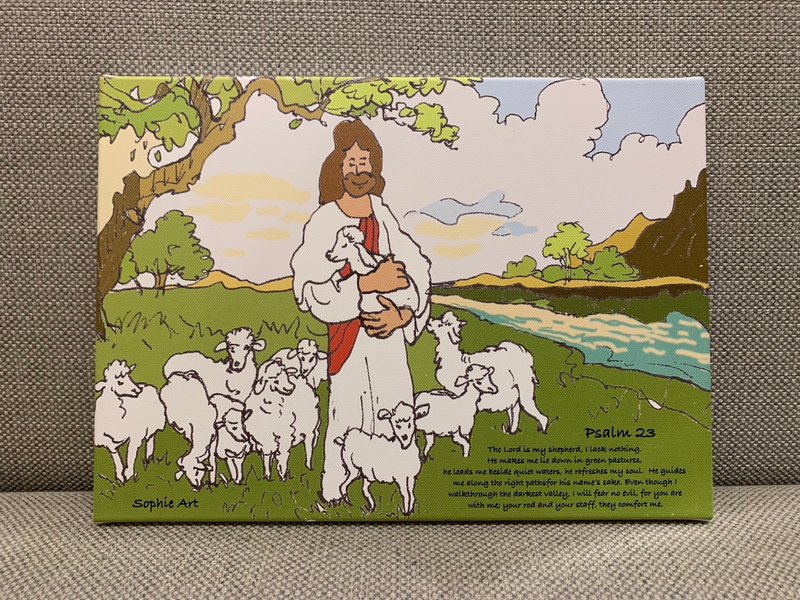 蘇妃藝術Sophie Art 耶和華是我的牧者 掛畫 - 擺飾/家飾品 - 其他材質 