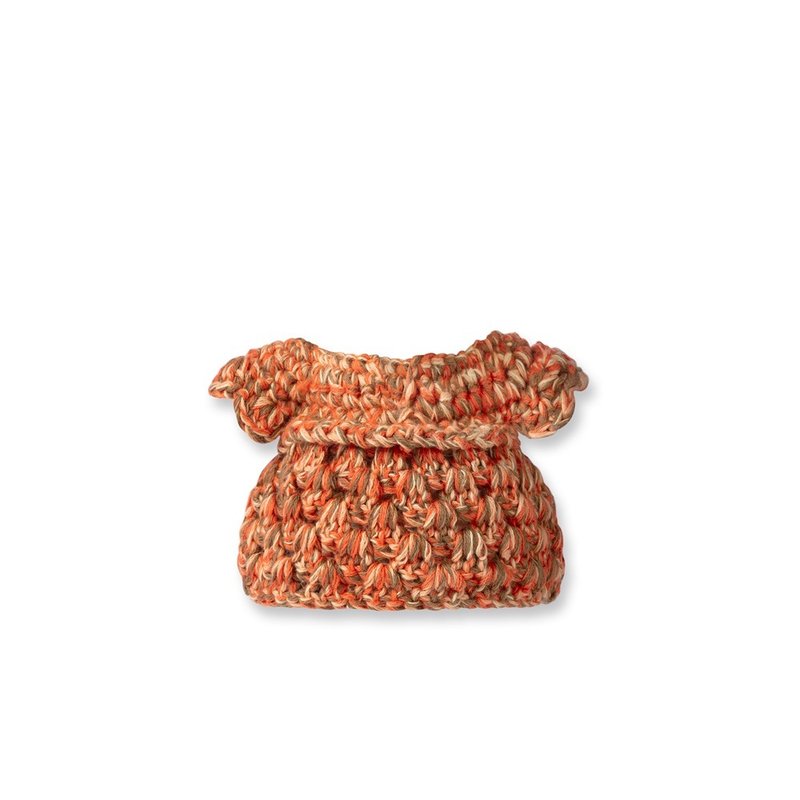 荷蘭 Just Dutch | Miffy 米飛兔 手工編織 Kaap Skil 洋裝 - 公仔/玩偶 - 棉．麻 橘色