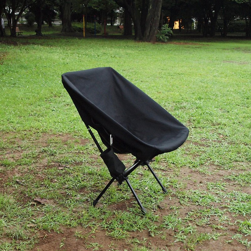 棉．麻 野餐墊/露營用品 黑色 - Camping chair cover (black)