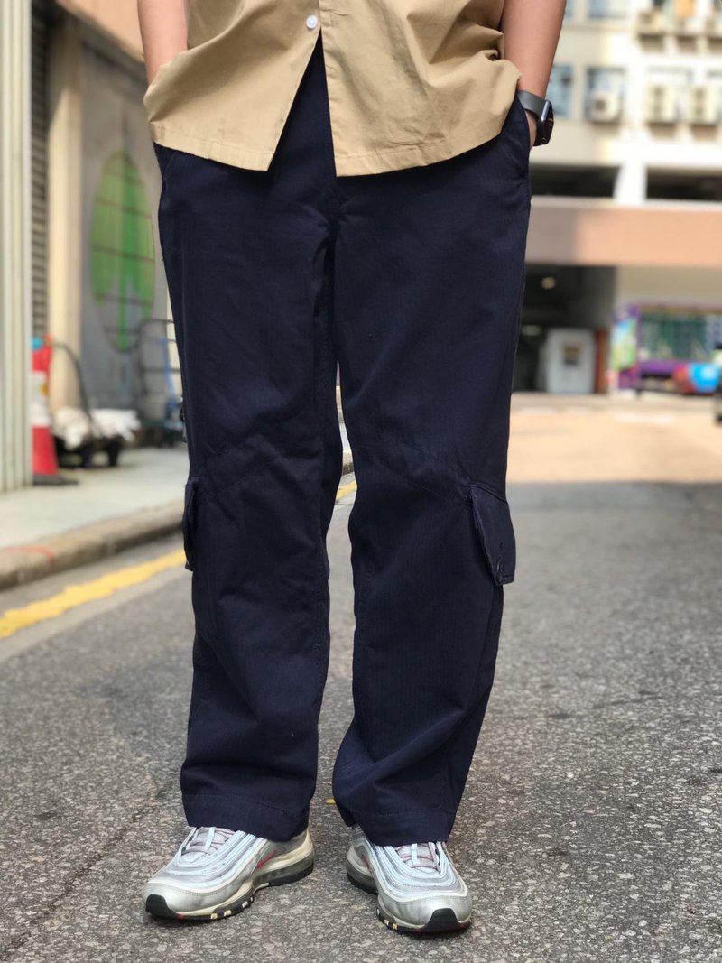 Midwest Supply Cargo Pants 工裝褲 - 男長褲/休閒褲 - 棉．麻 藍色