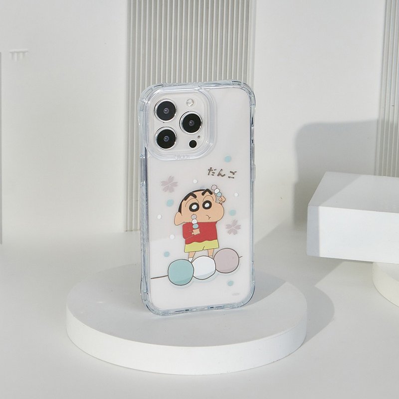 蠟筆小新好吃園遊會系列抗黃防摔MagSafe iPhone手機殼 - 手機殼/手機套 - 塑膠 透明