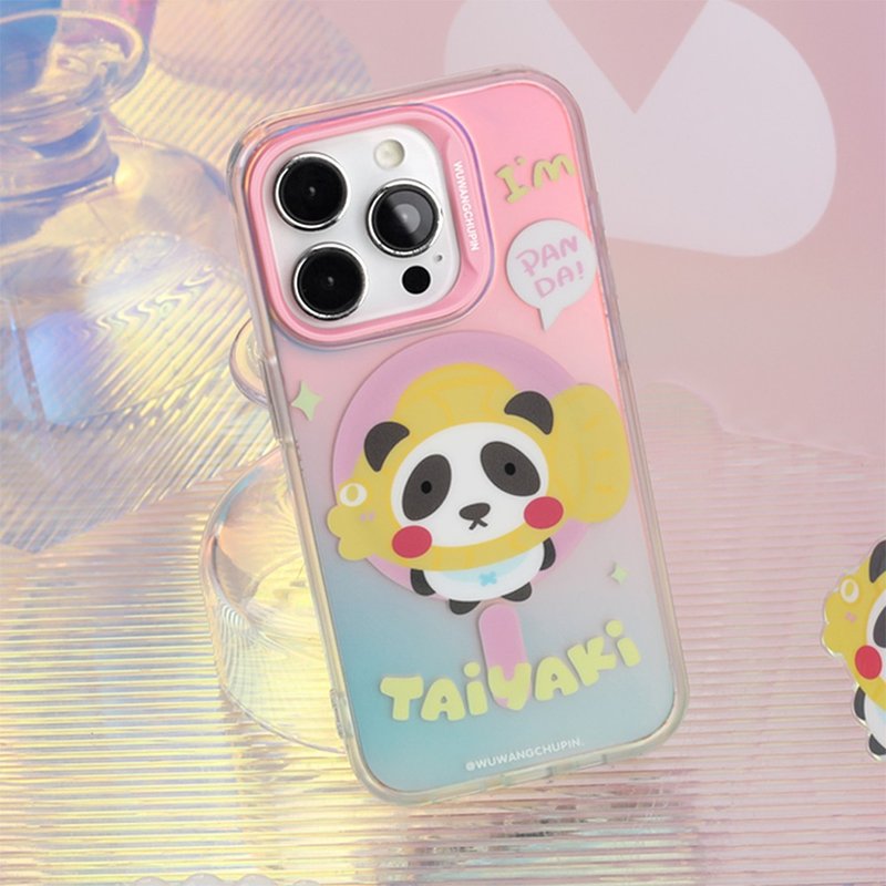 Taiyaki Panda Magnetic iPhone Case - เคส/ซองมือถือ - วัสดุอื่นๆ 