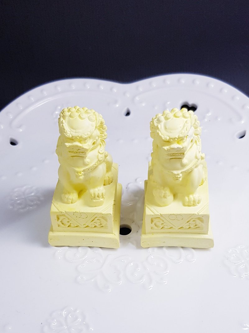 [Miss Feng] stone lion diffused stone - spread incense brick - Christmas birthday decoration gift - Fragrances - Other Materials 