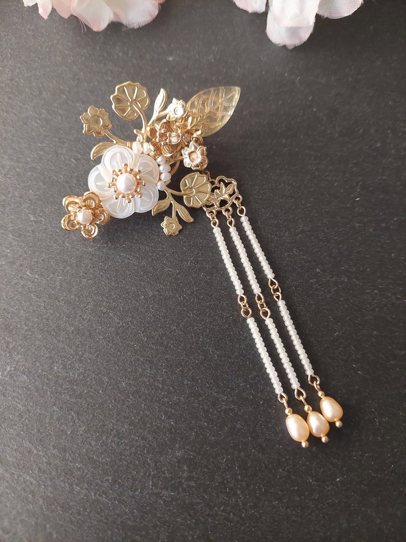 Yuanyunge - Hua Gong Banquet new version of classical Chinese style jewelry hairpin - เครื่องประดับผม - โลหะ 