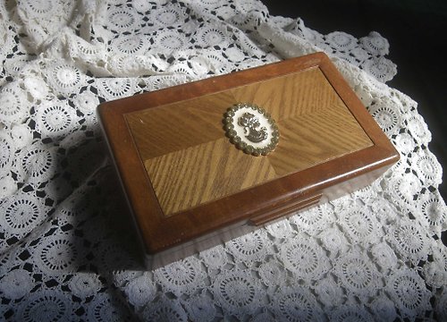 老時光OLD-TIME Vintage & Classic & Deco 【老時光 OLD-TIME】早期台灣製珠寶盒