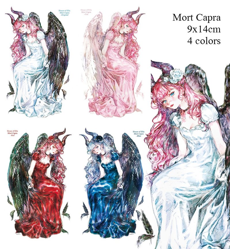 Mort Capra paper sticker collage material - 貼紙 - 紙 