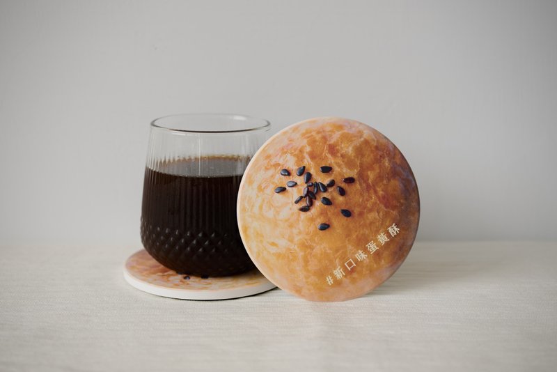 【クリスマスギフト】新フレーバー月餅 陶器コースター - コースター - 陶器 