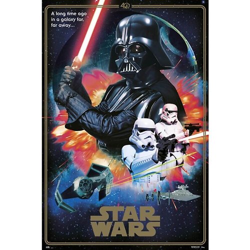 Dope 私貨 【星際大戰】STAR WARS 40週年紀念版黑武士海報