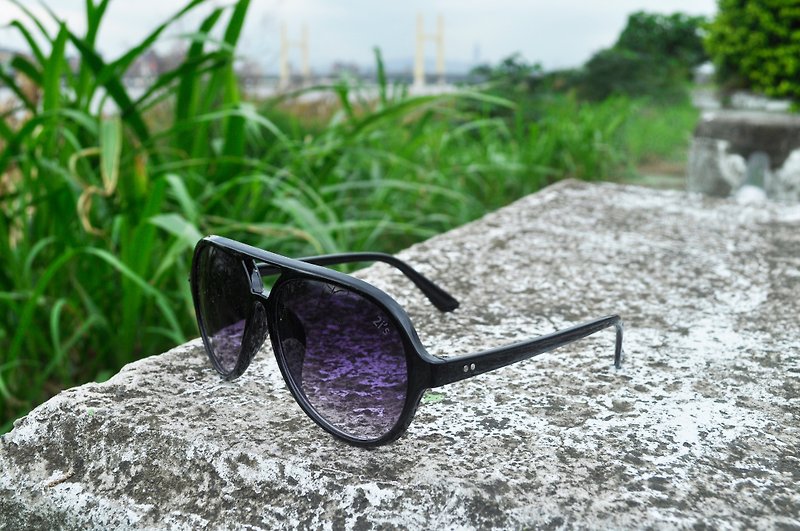 Sunglasses│ AviatorBlack Frame│Black Lens│UV400 protection│2is TaberT1 - กรอบแว่นตา - พลาสติก สีดำ