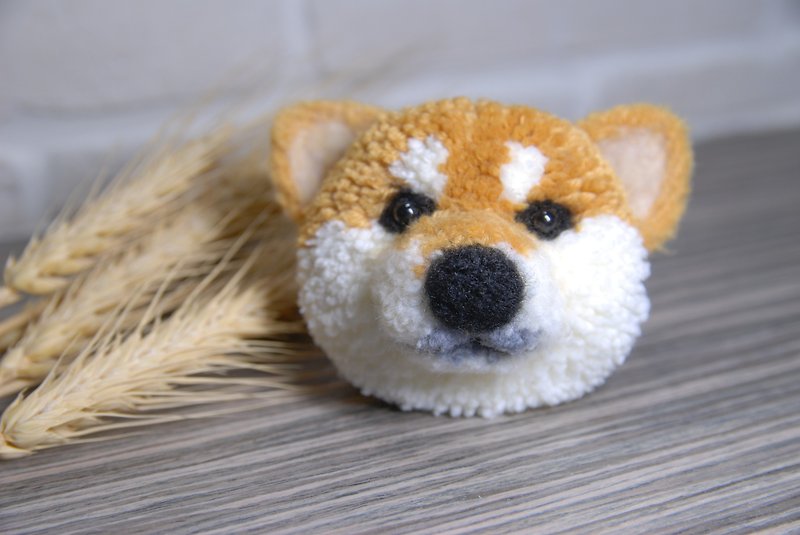 Cute photo hairball shiba dog pet dog - อื่นๆ - ขนแกะ สีทอง