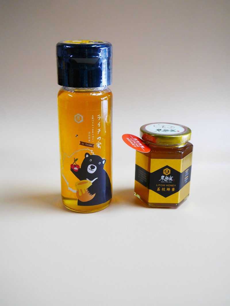 100%紅柴(厚皮香)荔枝蜂蜜/熊好蜜系列_台灣純蜂蜜 - 蜂蜜/黑糖 - 新鮮食材 橘色
