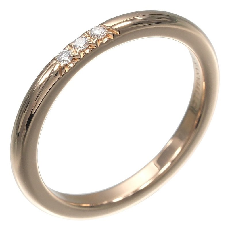 【日本直送】ティファニー TIFFANY&Co. フォーエバー ウェディング クラシックバンド リング 6.5号 K18PG ダイヤ 約2.3g 【中古】 - 戒指 - 貴金屬 金色