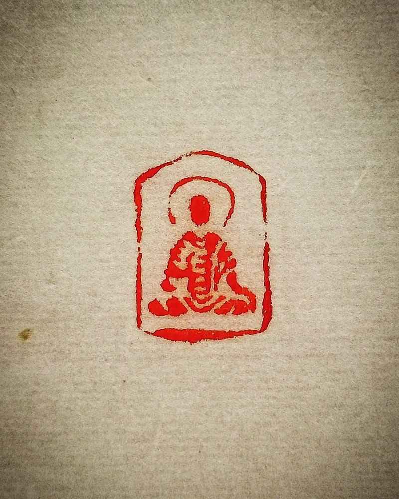 Leave traces of fasting_Buddha statues - Stamps & Stamp Pads - Stone 