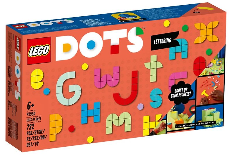 LEGO樂高 DOTS – Lettering-41950 - 桌遊/卡 Game - 塑膠 粉紅色