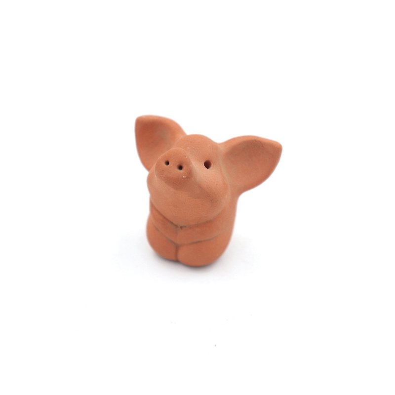 長耳豬 磚製動物公仔 - 公仔模型 - 其他材質 