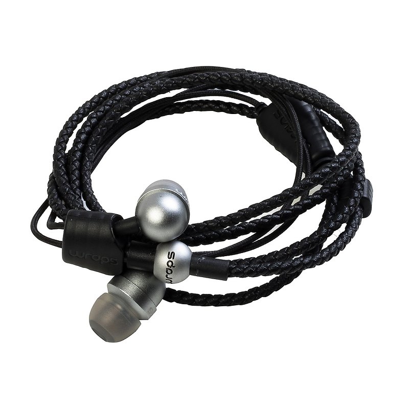 Britain Wraps [Core] fashion earphone silver metallic bracelet 5060382793582 - หูฟัง - โลหะ สีเงิน