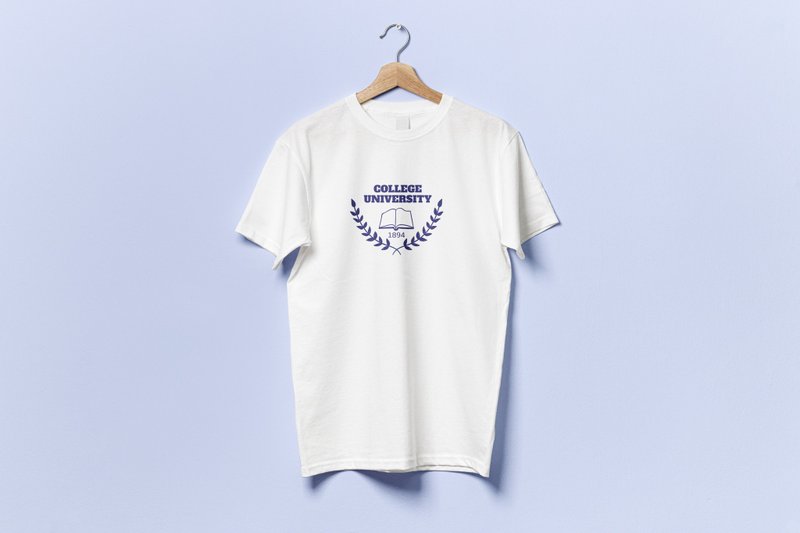 University College Y2K T-Shirt - 男襯衫/休閒襯衫 - 棉．麻 多色