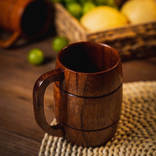 Islandoffer 島嶼製作 Islandoffer 棗木啤酒杯 350mL手工製作的環保大木杯
