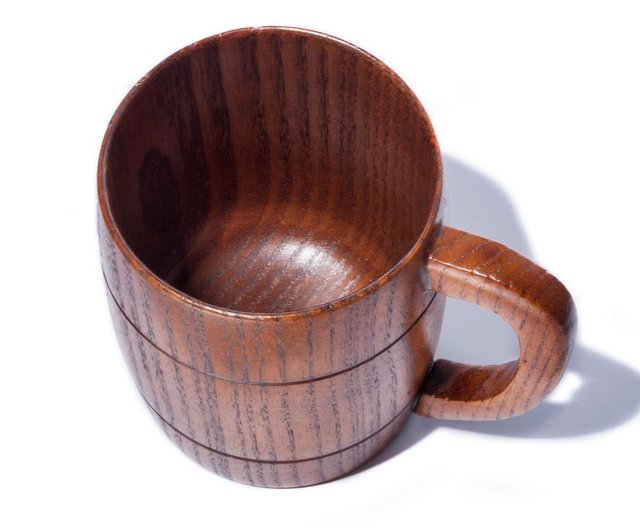 Wood Coffee Mug / Wooden Tea or Milk Cups / Handmade Wooden Drinking Mugs  Drinkware -  Israel