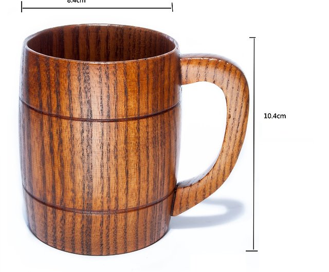 Wood Coffee Mug / Wooden Tea or Milk Cups / Handmade Wooden Drinking Mugs  Drinkware -  Israel