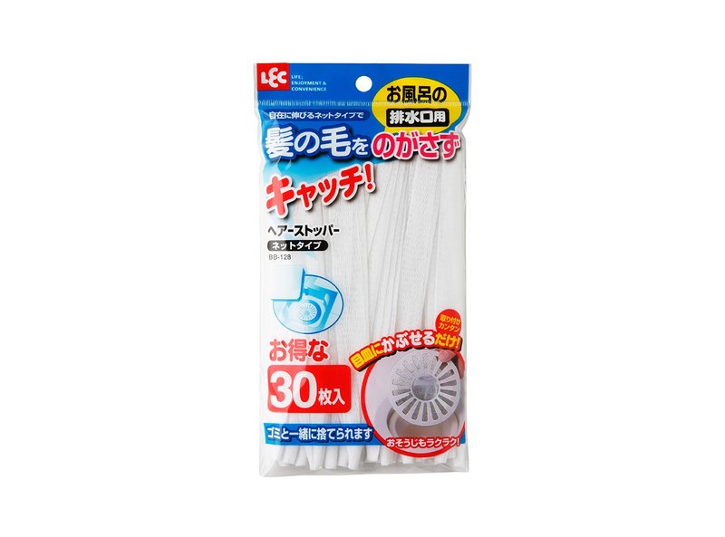 【日本LEC】排水口毛髮過濾網30入 - 衛浴用品/浴室收納 - 其他材質 