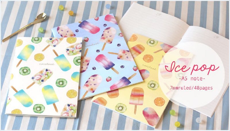 Japan [LABCLIP] Icepop Series A5 Notebook - Notebooks & Journals - Paper 