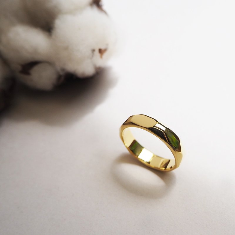 chasing ice m ring k_逐冰m戒指k K金 對戒 婚戒 求婚戒 訂婚戒 - 戒指 - 貴金屬 金色