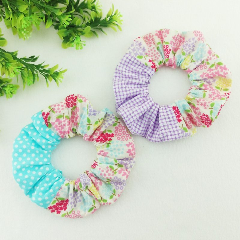 Hydrangea - a total of 2. Handmade donuts tress / colon circle - Hair Accessories - Other Materials Multicolor