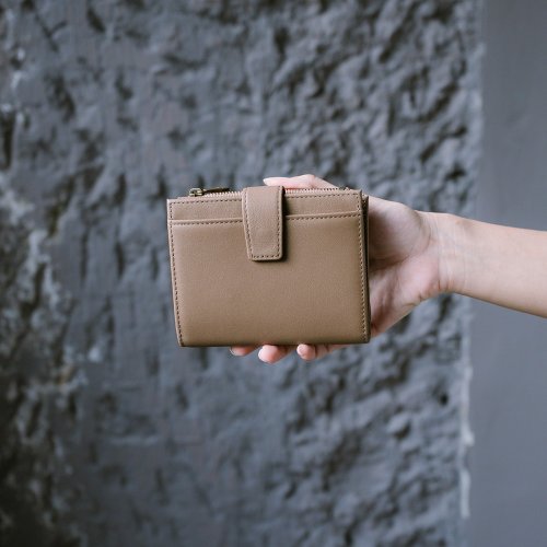 寇比手工皮件 Colbie Leather 【禮盒】真皮率性多功能中夾 X0022 灰
