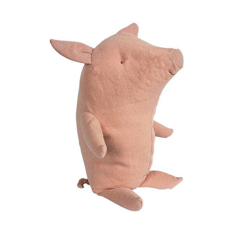 Truffles pig, small - ตุ๊กตา - ผ้าฝ้าย/ผ้าลินิน สึชมพู