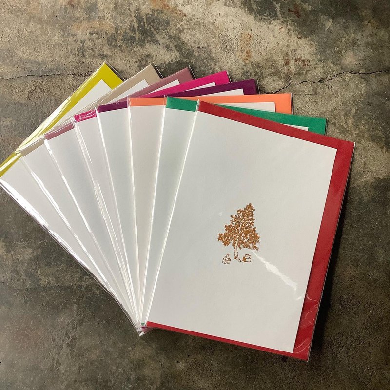 卡片/Merry Christmas耶誕快樂 - 卡片/明信片 - 紙 紅色