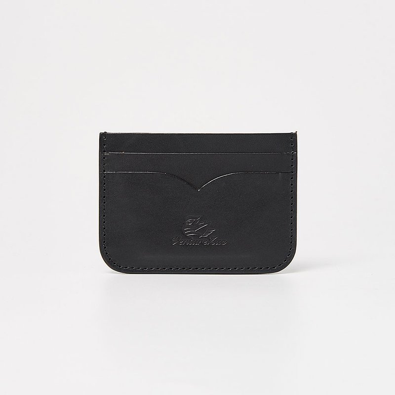 票卡夾 Card Holder / 黑色 Black / 免費刻字 - 證件套/識別證套 - 真皮 黑色