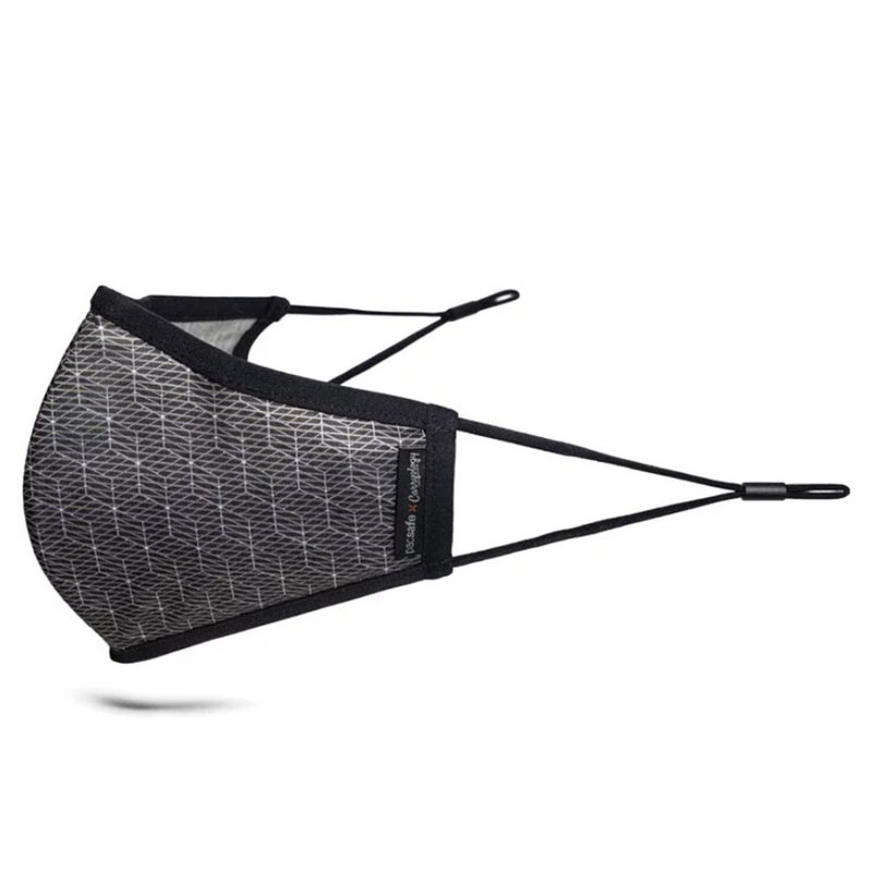 Pacsafe | Carryology限量聯名 銀離子抗菌口罩 M/L - 口罩/口罩收納套 - 聚酯纖維 灰色