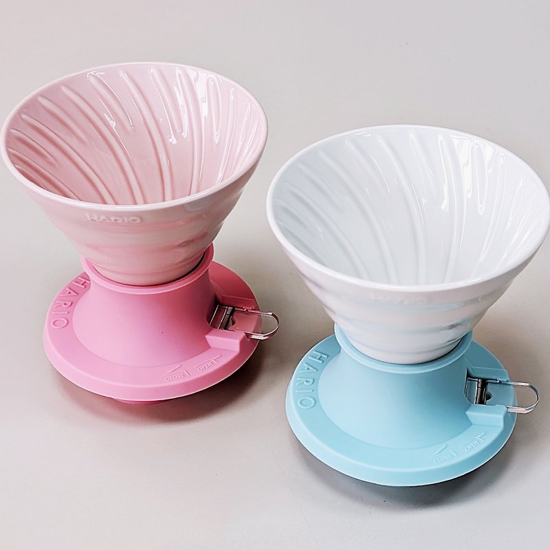 [Ready stock] HOFFE HARIO magnet impregnated filter cup with free filter paper, playful new color, latest model - เครื่องทำกาแฟ - เครื่องลายคราม ขาว