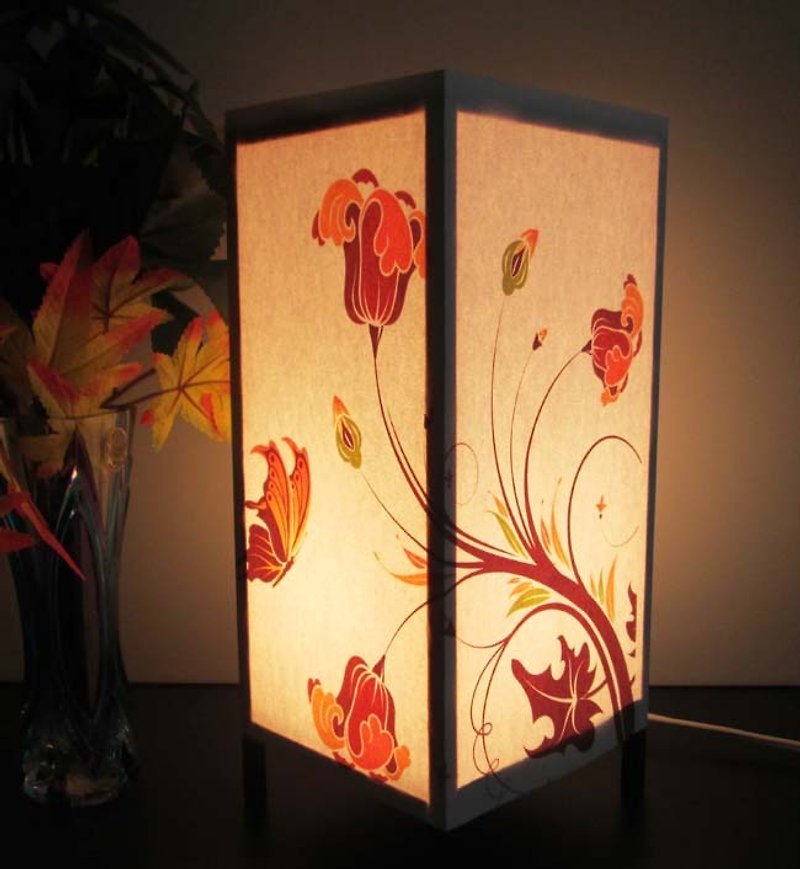 Dream light «shine stand-3 type of petals »8-55-healing and peace of breeze - Lighting - Paper Orange