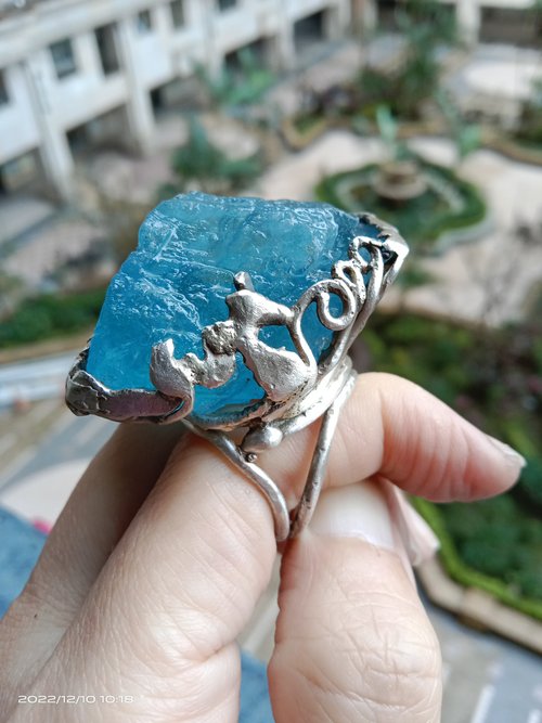 山珊瑚　ハンドメイド　シルバーリング 山珊瑚のシルバーリング | GRASS Arts&Crafts ~since 1992~