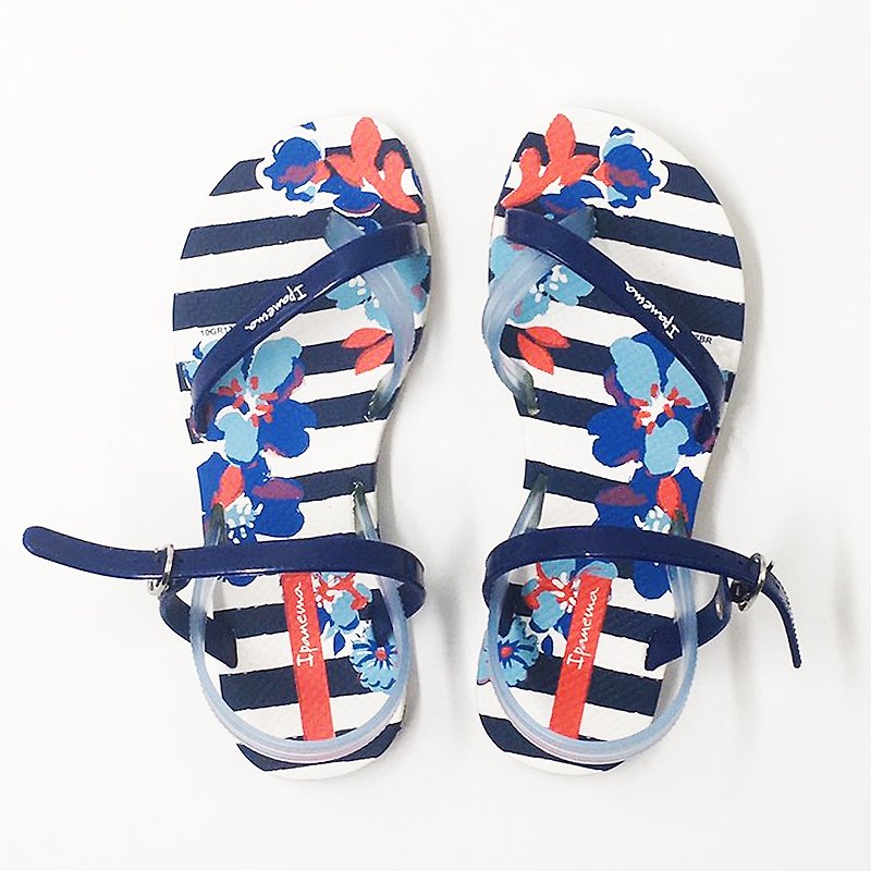IPANEMA I love summer sandals girls navy blue IP8229221532 - รองเท้ารัดส้น - วัสดุอีโค สีน้ำเงิน