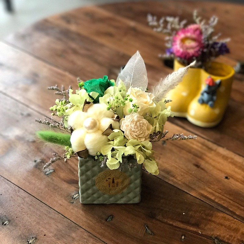 Ying Luo Manor*wedding small things*not withered flowers. Flowers eternal life. Dried Flowers*GIFT*gift of small objects / immortal flowers table flowers / Mother's Day / Senior Year / G30 - ตกแต่งต้นไม้ - พืช/ดอกไม้ 