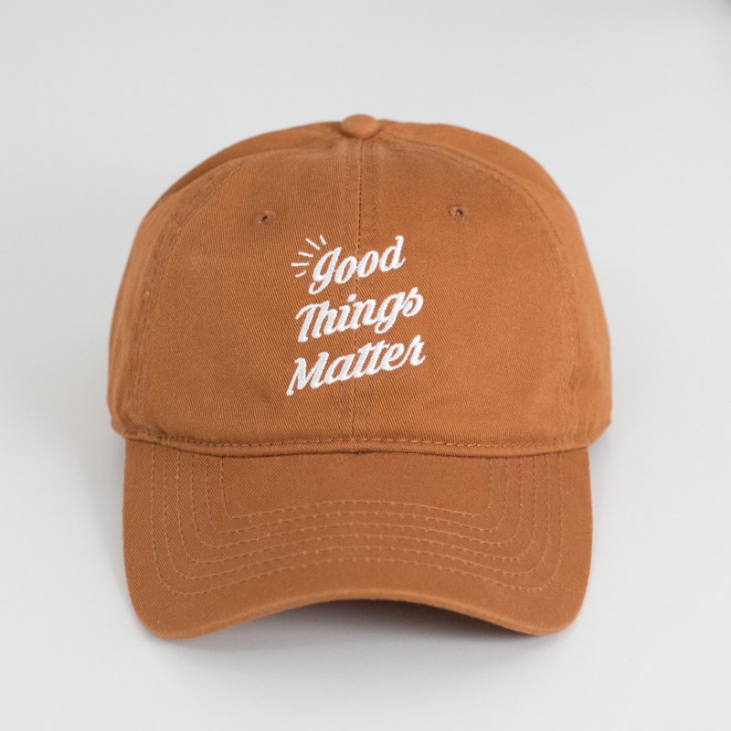 Good Things Matter Outdoor Hat GTM - หมวก - ผ้าฝ้าย/ผ้าลินิน สีนำ้ตาล