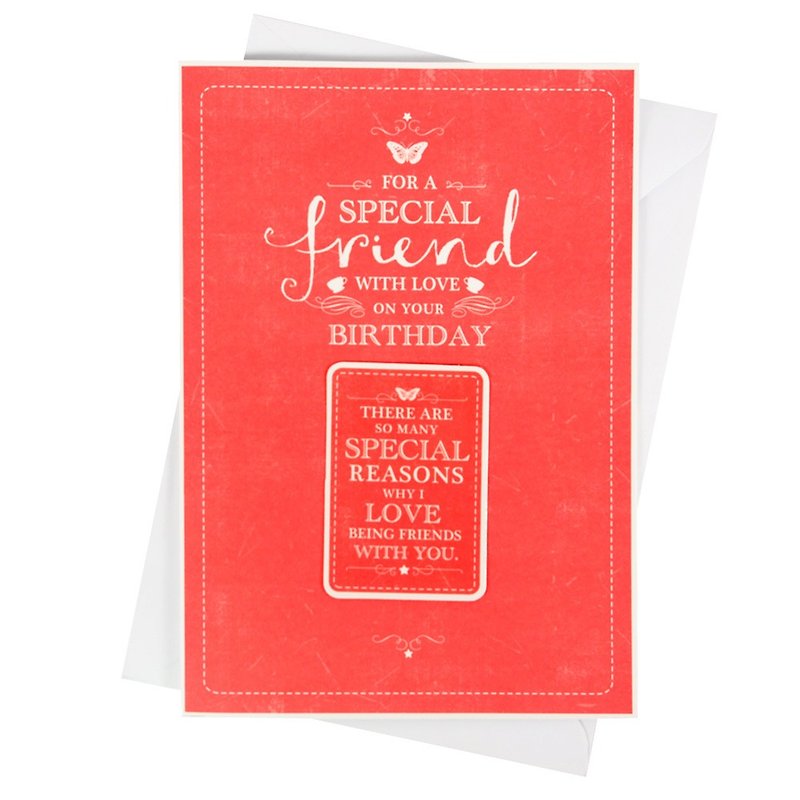 We are always with each other [Hallmark-Birthday Wishes Card] - Cards & Postcards - Paper Red