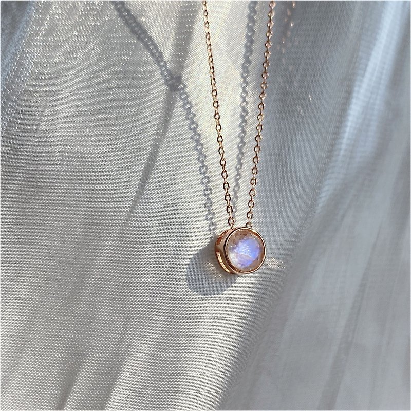 Full Moonstone Necklace  You are loved collection - Necklaces - Crystal 