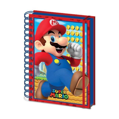 Pyramid UK 【原裝英國入口】 Super Mario 瑪利歐3D封面A5筆記本