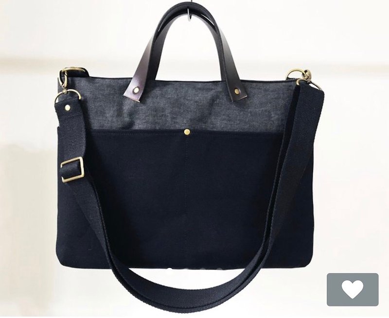 Reserved listing for Pei Chi Yang - Handbags & Totes - Cotton & Hemp Black